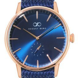 August Berg Serenity Deep Blue Rose Gold