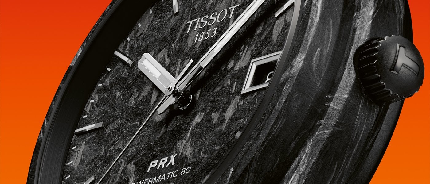 Tissot Prx 40 Powermatic 80 Forged Carbon: the new star of the show 