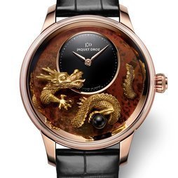 Jaquet Droz Petite Heure Minute Relief Dragon