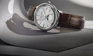 Frederique Constant Classics Moneta Moonphase elevates quartz appeal